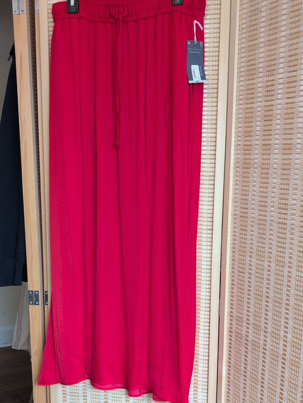 Worthington Red Maxi Skirt